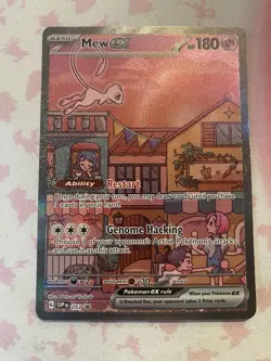 Mew ex #053 Pokemon 2023 Scarlet & Violet Promos NM Special Art Rare - Image 1