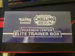 Pokemon Center Sword and Shield Chilling Reign Elite Trainer Box ETB Sealed New - Image 2