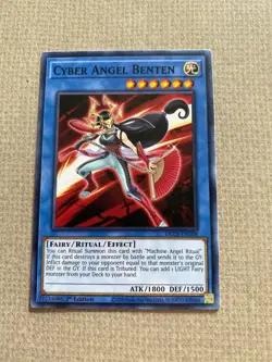Yu-Gi-Oh! cyber angel benten mint common 1st ed DLCS-EN108 - Image 1