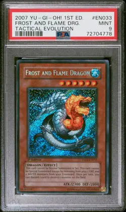 2007 Yu-Gi-Oh! Taev-Tactical Evolution Frost And Flame Tactical Evolution PSA 9 - Image 1