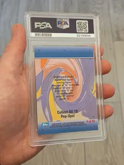 PSA 5 Pop Up Pikachu #4 Topps Advanced Challenge 2004 Pokemon Card - Image 2