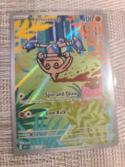Pokemon Hitmontop Full Art Holo Fighting Card 240/217 2024 100 HP - Image 1