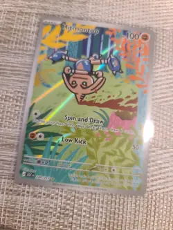 Pokemon Hitmontop Full Art Holo Fighting Card 240/217 2024 100 HP - Image 2