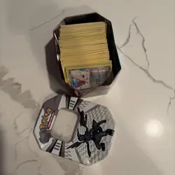 Lot of 200+ Base and Holo Pokemon Cards w/ Pokemon Tin - Image 4