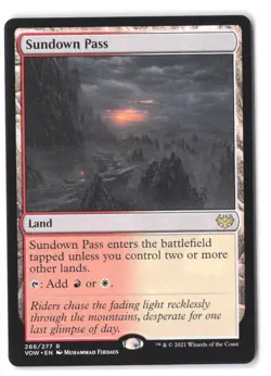 Sundown Pass #266 Innistrad: Crimson Vow NM - Image 1