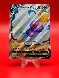 Butterfree V 177/189 Darkness Ablaze Ultra Rare Full Art Pokemon Card LP - Image 1