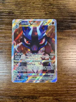 Pokemon Lucario VSTAR SWSH291 Sword & Shield Promo VSTAR 270 HP Full Art Holo - Image 1