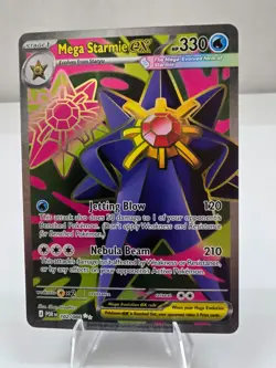 Pokemon Card TCG: Mega Starmie ex 102/088 ME03: Perfect Order Ultra Rare NM - Image 1