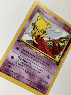 Pokemon TCG Abra Team Rocket 49 Regular 1st Edition Common - Image 1