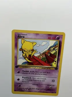 Pokemon TCG Abra Team Rocket 49 Regular 1st Edition Common - Image 5