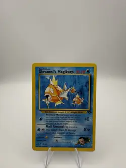 Pokemon Giovanni's Magikarp 73/132 Gym Challenge Common 30 HP Regular Unlimited - Image 1