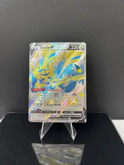 Pokemon Sword Shield Zacian V SWSH292 Black Star Promo - Image 1