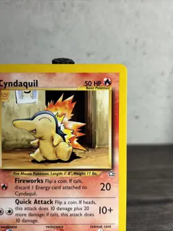Pokemon TCG Cyndaquil Neo Genesis 57/111 Regular Unlimited Common-Fast Ship-NM! - Image 3