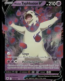 Hisuian Typhlosion V 053/189 SWSH10: Astral Radiance LP-NM Pokemon TCG - Image 1