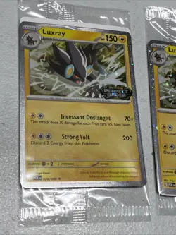 Pokemon Luxray 028/088 Perfect Order Best Buy Stamped Promo Sealed NM LOT Of 2 - Image 2