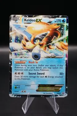 Keldeo EX BW61 – Black and White Promo- Pokemon NM - Image 1