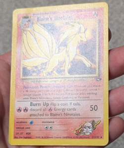 Pokemon TCG - Blaine's Ninetales Gym Challenge Rare Regular 21/132 - LP - Image 4