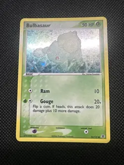 Bulbasaur - 55/112 Fire Red & Leaf Green Reverse Holo Pokemon - MP - Image 3