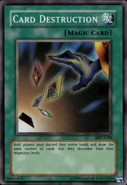 Card Destruction - Super Rare SDY-E038 - NM - YuGiOh - Image 1