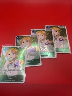 4x Nami EB02-017 R Playset Extra Booster Anime 25th Collection One Piece TCG - Image 2
