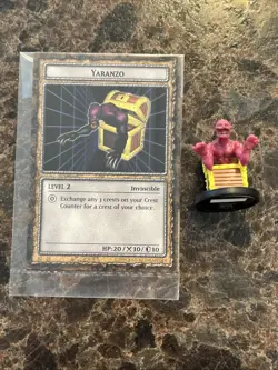 Yugioh! Dungeon Dice Monsters DDM B2-09 Yaranzo Figure And Card - Image 1
