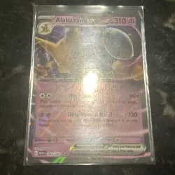 Pokemon TCG Alakazam EX 65/165 Double Rare S&V: 151 2023 Pokemon Card Near Mint - Image 2
