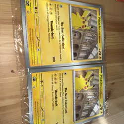 2x Pokemon Scarlet & Violet Pikachu At The Museum Promo Card | QUICK POSTAGE 📦 - Image 1