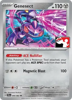 1x Genesect (#040/064) - Holofoil NM Eng Pokemon - Prize Pack Series - Image 1