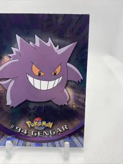 1999 GENGAR #94 Topps Pokemon Blue Logo TV Animation Edition Foil Holo - Image 3
