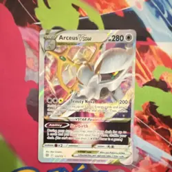 Pokemon Arceus VSTAR 123/172 Brilliant Stars Ultra Rare Holo 280 HP Vstar - Image 1