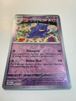 Pokemon TCG Scarlet & Violet 151: Gengar 094/165 Rare Reverse Holo english rev - Image 1