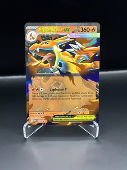 Mega Charizard Y ex Promo Mega Evolution Promo 030 Near Mint Holofoil Pokemon - Image 1