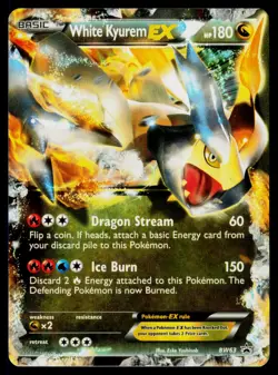 White Kyurem EX - Holo BW63 Promo Pokemon Black and White Promos NM - Image 1
