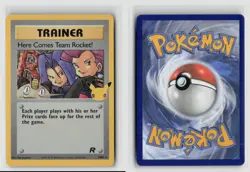 HERE COMES TEAM ROCKET! #15/82 CELEBRATIONS CLASSIC COLLECTION POKEMON TCG NM - Image 3