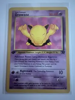 Drowzee 54/82 1st Edition Common Excellent Condition Team Rocket WOTC - Image 1
