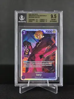 2024 One Piece Sanji OP09-065 SR Sanji Emperors in the New World BGS 9.5 Plus - Image 1