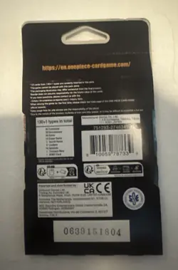 One Piece TCG OP-09 BOOSTER PACK Unopened Hanger Sleeved EMPEROR IN NEW WORLD - Image 2