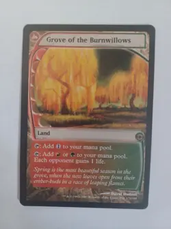 Magic The Gathering Future Sight #176 Grove of the Burnwillows Rare MTG TCG CCG - Image 1