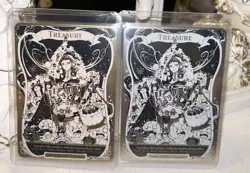 MTG Japanese Metal Treasure Token Liliana DIY Gold and Silver Set - Image 1