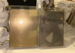 MTG Japanese Metal Treasure Token Liliana DIY Gold and Silver Set - Image 2