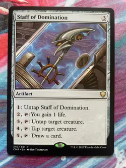 MTG Staff of Domination Commander Legends [NM/M] - Image 1