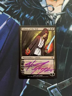 Magic The Gathering Liliana of the Veil Signed & altered by Steve Argyle - Image 1