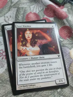 Mtg Soul Warden Slightly Played - Image 1