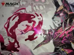 MTG Magic Wars Festival Liliana of the Dark Realms Playmat Foil-stamped JP Limit - Image 2