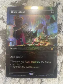Magic The Gathering - Ninja Turtles Dark Ritual Splinter Foil MTG TMNT TMT EDH - Image 1