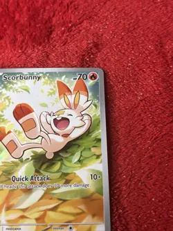Scorbunny 225/217 Pokemon TCG Ascended Heroes Illustration Rare Near Mint - Image 2