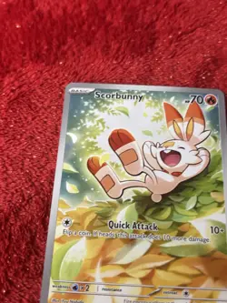 Scorbunny 225/217 Pokemon TCG Ascended Heroes Illustration Rare Near Mint - Image 3