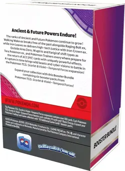 Pokemon Temporal Forces Scarlet & Violet Sealed Booster Bundle with 6 Packs - Image 2