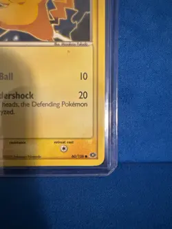 Pikachu 60/106 EX Emerald Non Holo NM Pokemon Card - Image 4