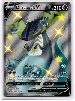Dragapult V SWSH096 Holo Promo Sword & Shield Promo Pokemon Near Mint - Image 1